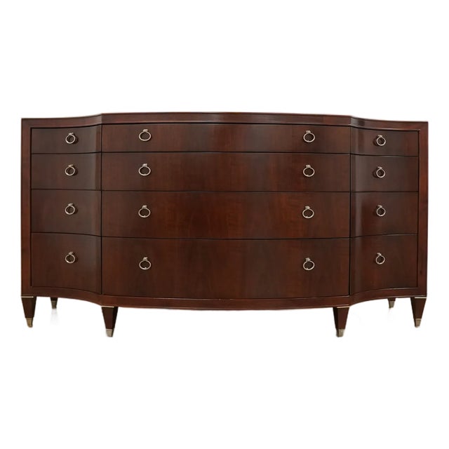 Caracole Bow Front 12 Drawer Dresser For Sale