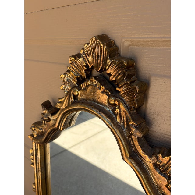 Pair of Mid-Century Italian Neoclassical Giltwood Mirrors For Sale - Image 18 of 18