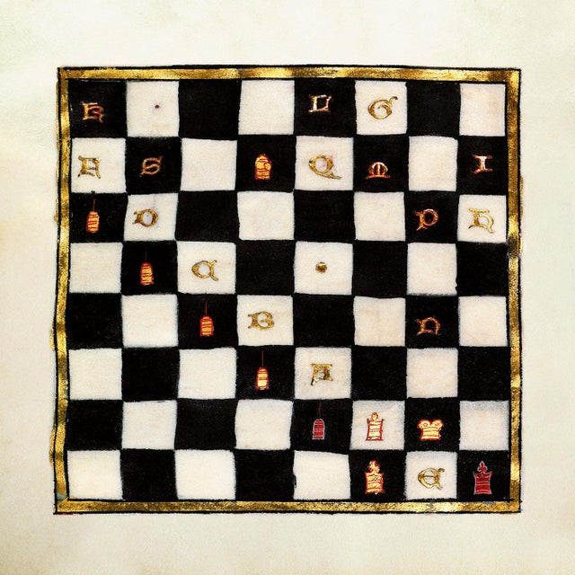 Reproduction Antique French Chess Art Prints - Set of 4, Unframed For Sale In Los Angeles - Image 6 of 12