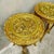 2020s French Style Golden Side Table Set of 2 – Glass Top With Gold Leaf Details For Sale - Image 5 of 5