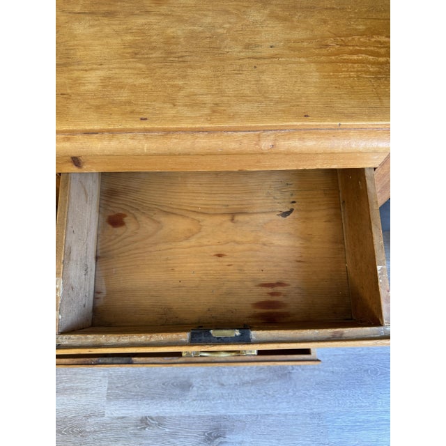 Tan Antique Pine Dovetail Chest of Drawers, 1890s For Sale - Image 8 of 13