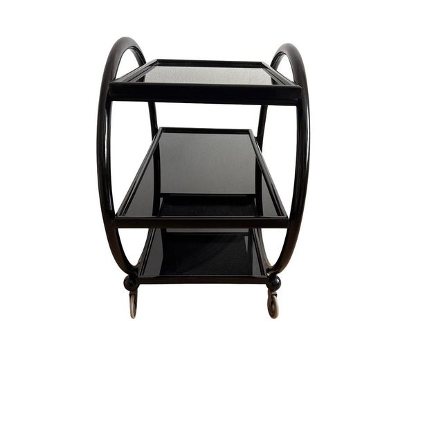 Bauhaus Bentwood Serving Trolley, 1920s For Sale - Image 3 of 4