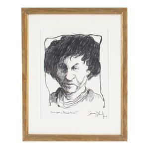 James L. Bruch 1968 “Once Upon A, Mirror Mirror?” Charcoal Drawing
