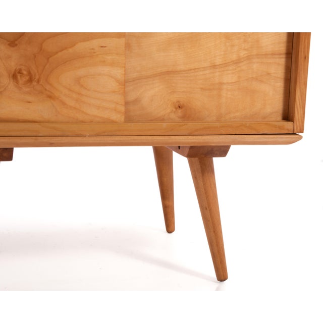 Paul McCobb Planner Group Modular Two Piece 1512 Record Cabinet 1540 Low Table For Sale - Image 15 of 18