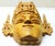 Articulated Balinese Hand-Carved Albesia-Wood Rama Deity Mask & Pierced Openwork Crown For Sale - Image 4 of 10