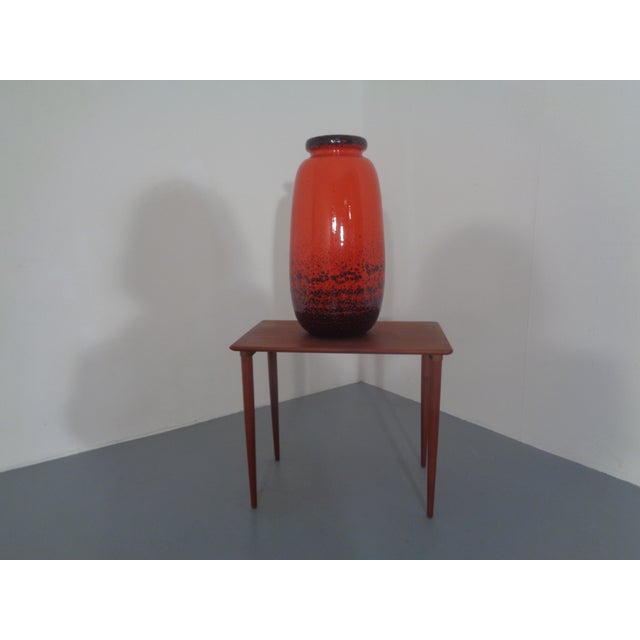 Large Glazed Ceramic Nr. 284-53 Vase from Scheurich, 1970s For Sale - Image 4 of 17