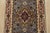 Heriz Runner 2’7” X 8’3” Blue Wool Tribal Hand-Knotted Oriental Rug For Sale - Image 4 of 12