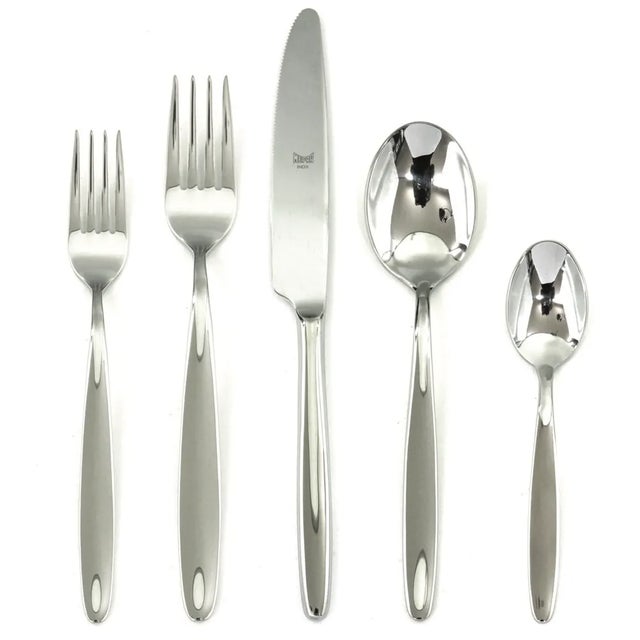 Contemporary Mepra Acqua 5-Piece Flatware Set For Sale - Image 3 of 3