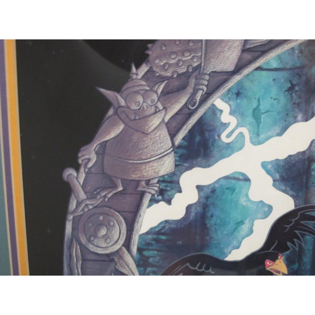 Walt Disney Maleficent 'You Want What Size!' Sleeping Beauty Ooak Display Print For Sale - Image 14 of 17