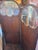 Art Nouveau Three-Panel Hand Carved Oak Screen Military or Musical Dressing Screen For Sale - Image 10 of 13