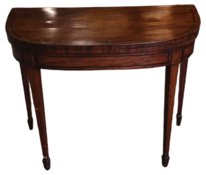 19th Century Mahogany Folding Card Table