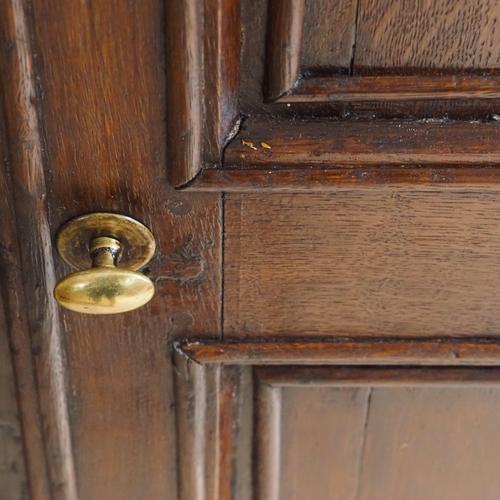Wood Gründerzeit Rustic Dining Cabinet in Oak, Late 19th Century For Sale - Image 7 of 13