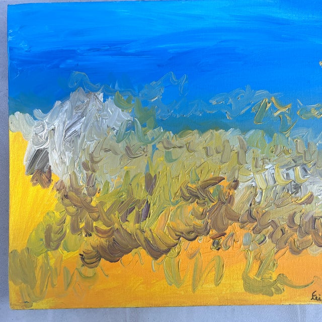 2015 Oil Painting by Tiago Feijoo: "Paisagens Musical", Signed For Sale In New York - Image 6 of 9