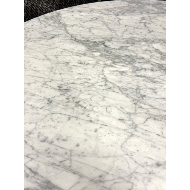 Knoll Saarinen Marble Top Tulip Table For Sale - Image 10 of 12