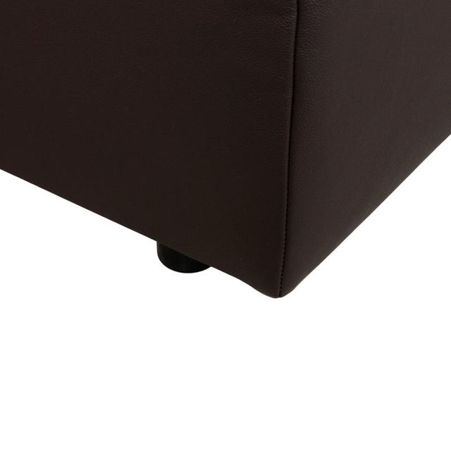 Brown Freistil 185 Leather Armchair Brown by Rolf Benz For Sale - Image 8 of 16