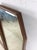 Unique Mid Century Modern Wall Mirror With Two Hexagonal Shaped Mirrors and Walnut Frame For Sale - Image 10 of 18