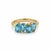 Showcasing a graceful arrangement of vibrant blue gemstones, this elegant Blue Topaz Multi-Stone Ring is designed to bring...