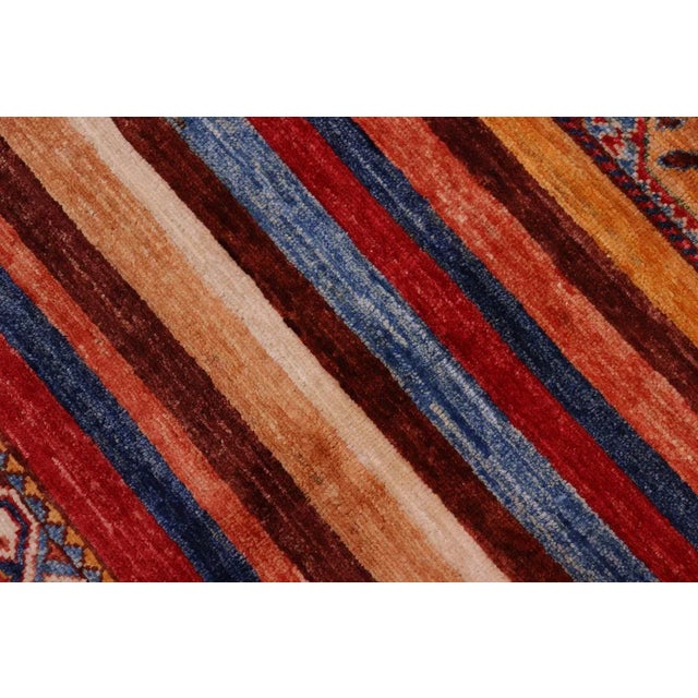 1990s Southwestern Tribal Khorjeen Wool Rug -5′ × 6′8″ For Sale In New York - Image 6 of 9