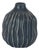 Wavy Ribbed Stoneware Vase (Set of 2) For Sale