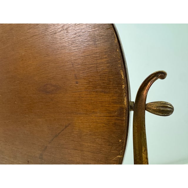Mid-Century Italian Brass Vanity or Dressing Table Mirror, 1950s For Sale - Image 12 of 15