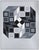 Abstract 1980 Composition Silver Geometric Abstract Gray Silkscreen Victor Vasarely For Sale - Image 3 of 6