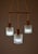 Teak and Textured Glass 3-Light Pendant attributed to Carl Fagerlund, Denmark, 1960s For Sale - Image 10 of 17