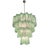 dimensions 160 centimeters with chains and 90 centimeters without An elegant and dramatic Italian Murano glass chandelier,...