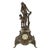 Antique Onyx and Antimony Clock, Late 19th Century For Sale - Image 5 of 5