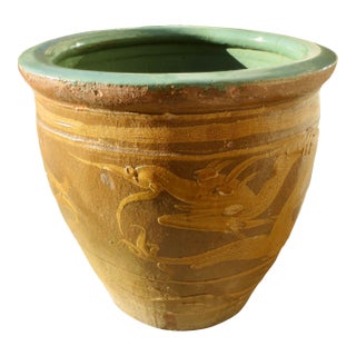 Antique Black Egg Jar Chinese For Sale