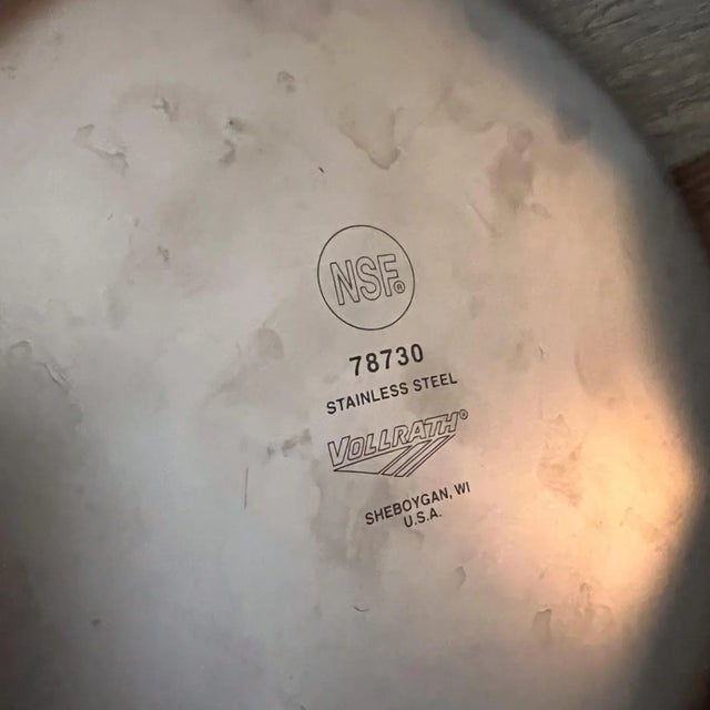 2000s Vollrath Modern Geometric Solid White Oak Ice Bucket Wi For Sale - Image 10 of 10