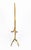 Antique French Rococo Revival Brass Fire Screen, 1800s For Sale - Image 10 of 13