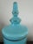Early 20th Century Portieux Vallerysthal Blue Opaline Bottle For Sale In Pittsburgh - Image 6 of 10