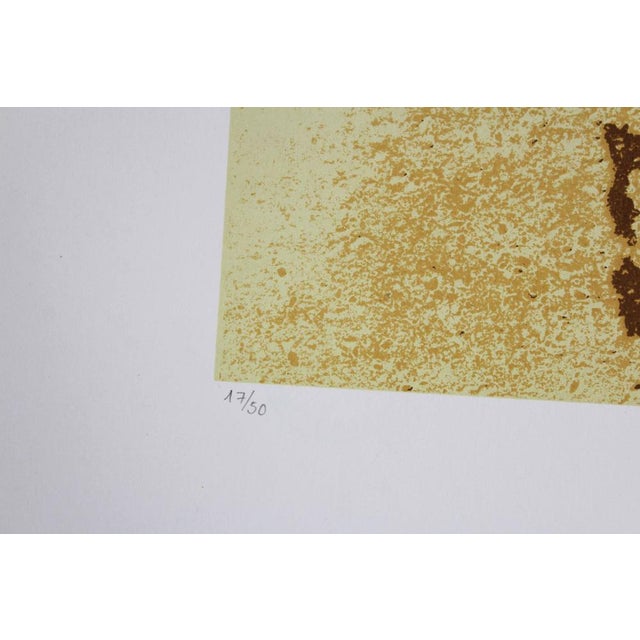 Goldenrod Klaus Littmann, Composition, 1970, Lithograph For Sale - Image 8 of 11