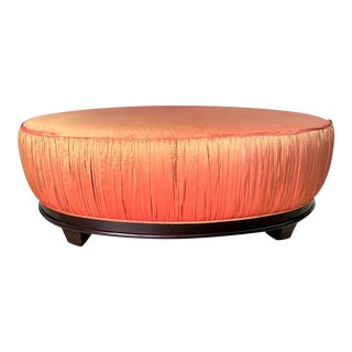Barbara Barry for Baker Oval Ottoman For Sale
