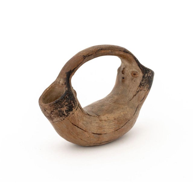 Native American Pre-Columbian Pottery Vessels, 2 For Sale - Image 3 of 11