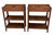 Campaign Sarreid Burled Walnut 3 Tiered End Tables For Sale - Image 3 of 10