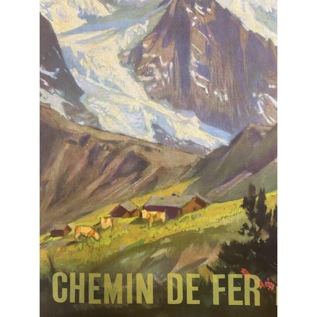 Wengernalp Railway Poster from Ernst Hodel, 1951 For Sale - Image 10 of 11