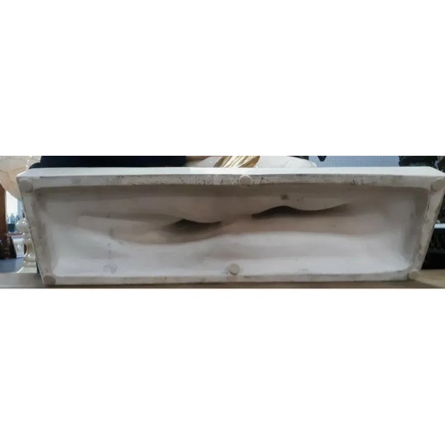 White 1930s Art Deco Armand Godord France Kaza Editition Large Porcelain Female Figure For Sale - Image 8 of 10