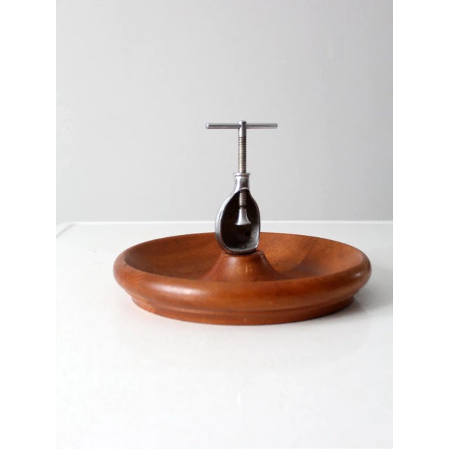 Vintage Walnut Nutcracker Bowl For Sale - Image 10 of 11