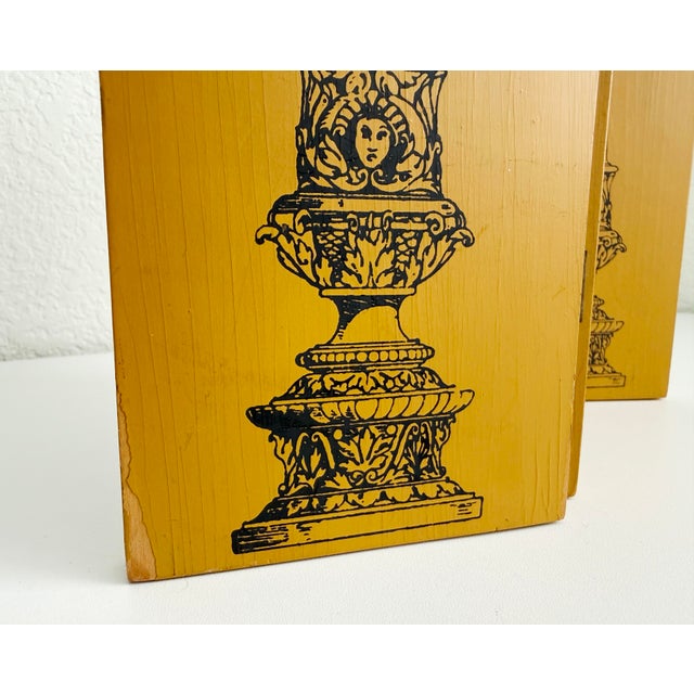 Wood 1950s Fornasetti Style Folding Candle Holder For Sale - Image 7 of 13