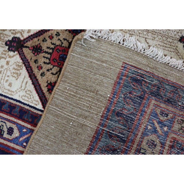 Antique Persian Serab Serapi Carpet, 4'6" X 10'4" For Sale - Image 4 of 13