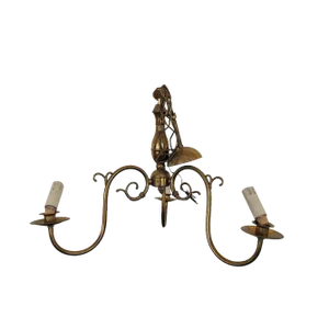 Three-Arms Hanging Lamp in Metal, 1960s
