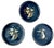 Mid-Century Modern Vintage Set Midcentury Stylized Fruit Tole Trays For Sale - Image 3 of 10