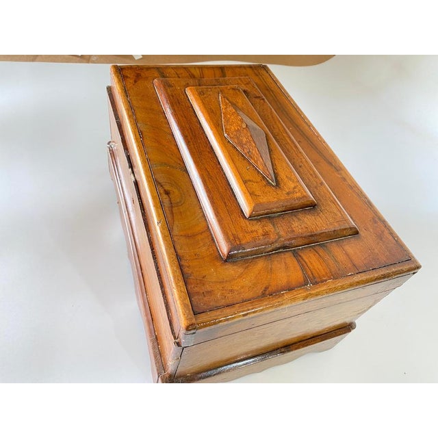 Large 19th Century Jewelry Box in Wood, England For Sale - Image 11 of 14