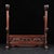 A beautifully crafted Chinese display stand, likely made of Huali (rosewood). The piece is designed to hold a sword,...