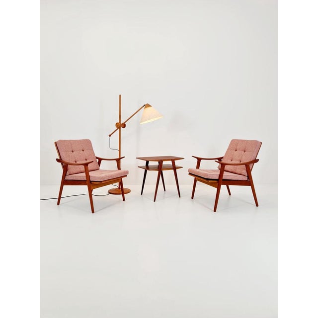 Mid-century rare scandinavian solid teak lounge chair by fredrik kayser for vante , 1950s made in norway it is in great...