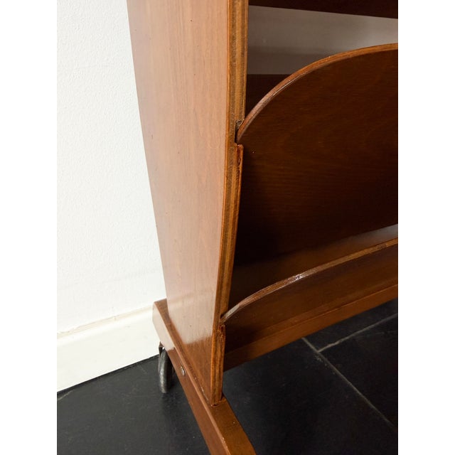 Mid-Century Modern Bar Cart with Marble-Effect Top, 1950s For Sale - Image 11 of 14