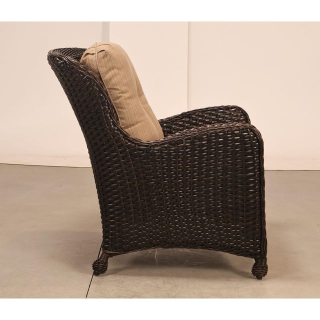 Northcape Pair of 'Richmond' Outdoor Wicker Patio Armchairs For Sale - Image 18 of 18