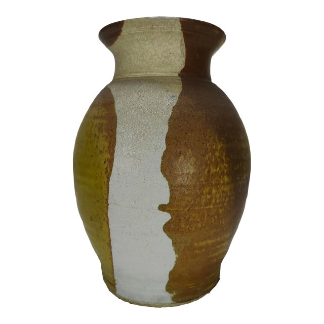Vintage Mid Century Ceramic Vase by Maxine Scholts C1970s For Sale