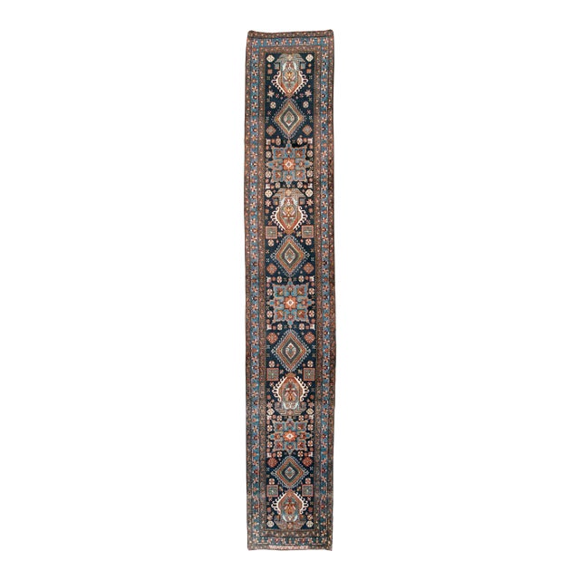 Galerie Shabab Collection Early 20th Century Persian Heriz Long Runner For Sale